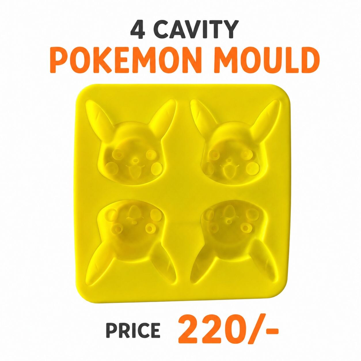 4 Cavity Pokemon Mould
