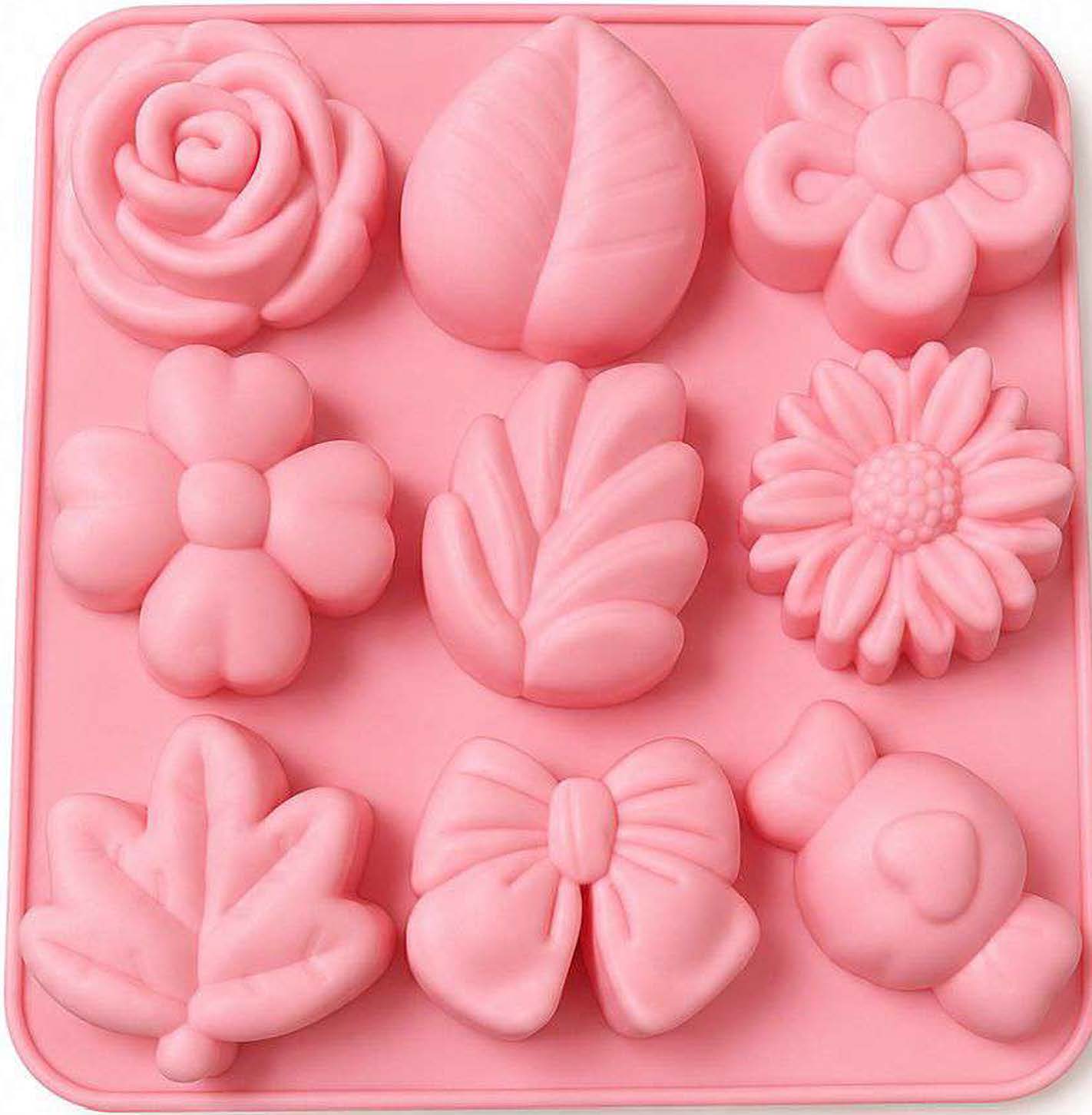 9 Cavity Flower Mould