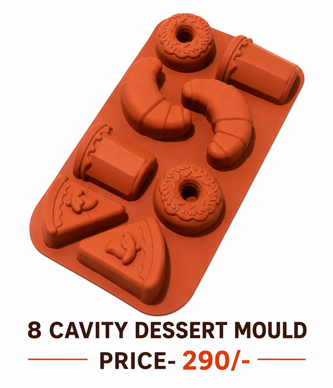 8 Cavity Dessert Mould