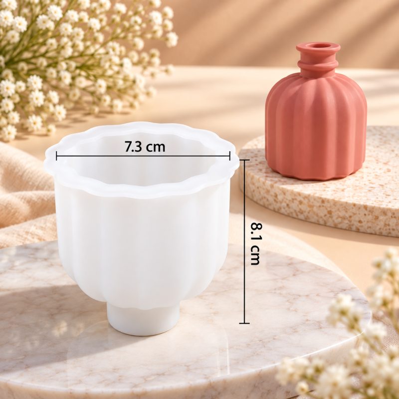 ArtNest Bell Shape Flower Vase Silicone Mould