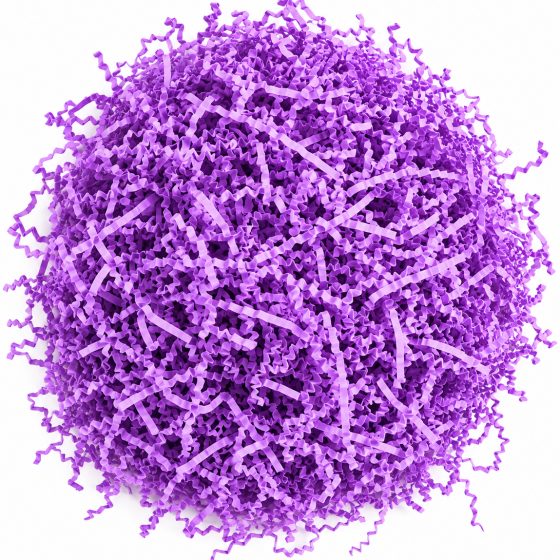 Purple Shredded Paper for Gift Packaging & Hamper Decoration