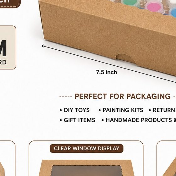 Window Box 4×7.5×2.5 inches — Pack of 10