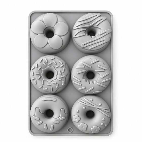 6 Cavity Donut Mould