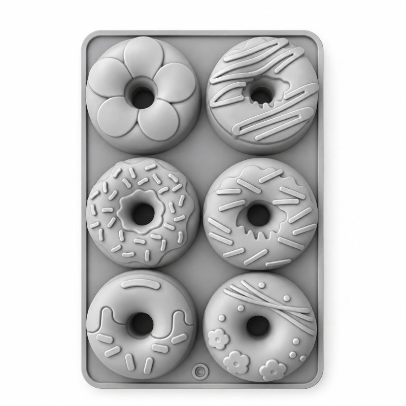 6 Cavity Donut Mould