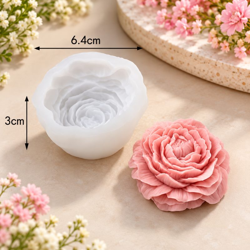 ArtNest India Peony Flower Silicone Mould