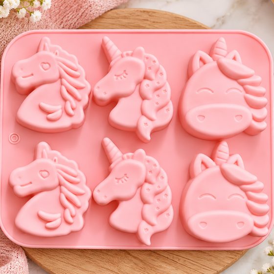 ArtNest 6 Cavity Unicorn Silicone Mould — image 2