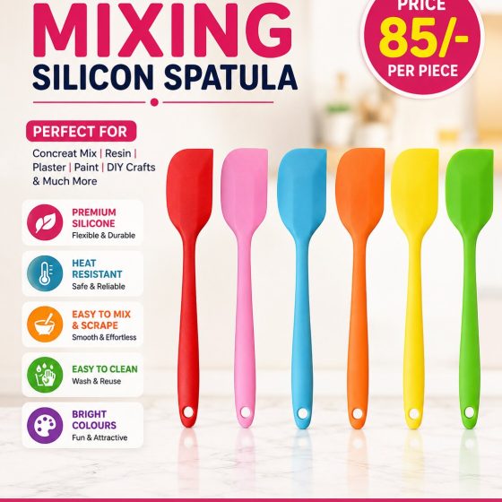 Concrete Mixing Silicone Spatula
