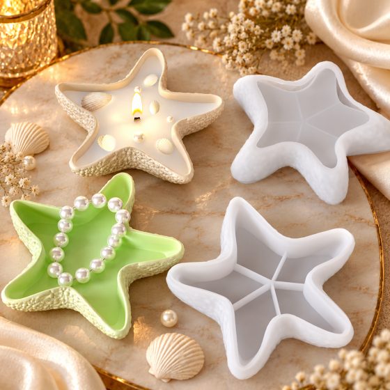 ArtNest Starfish Shape Bowl Silicone Mould — image 2