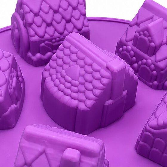 6 Cavity 3D House Mould