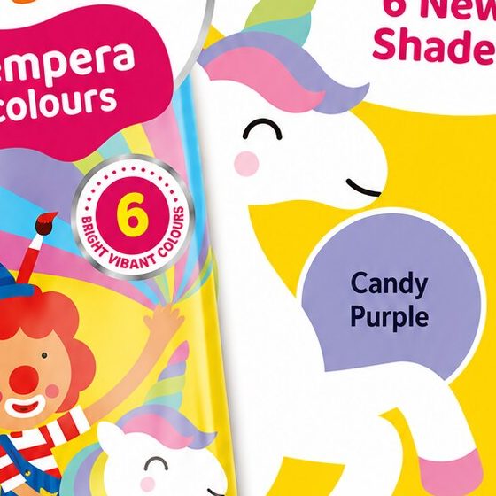 Water Colours 12 Shades Kit with Brush | Unicorn