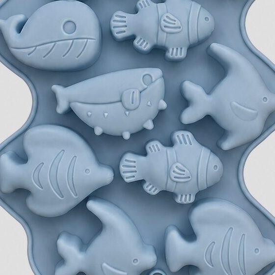 12 Cavity Fish Mould