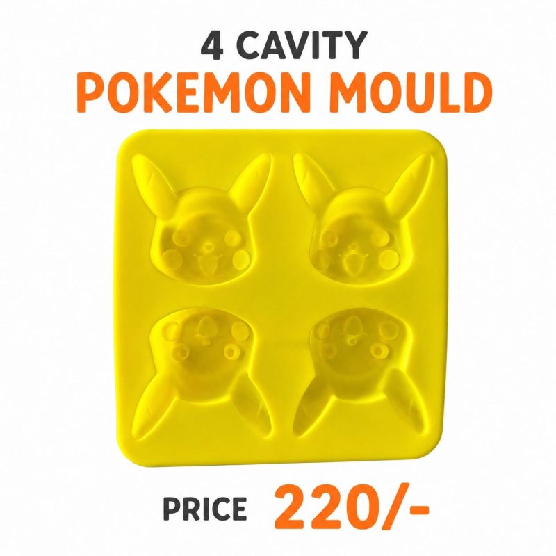 4 Cavity Pokemon Mould