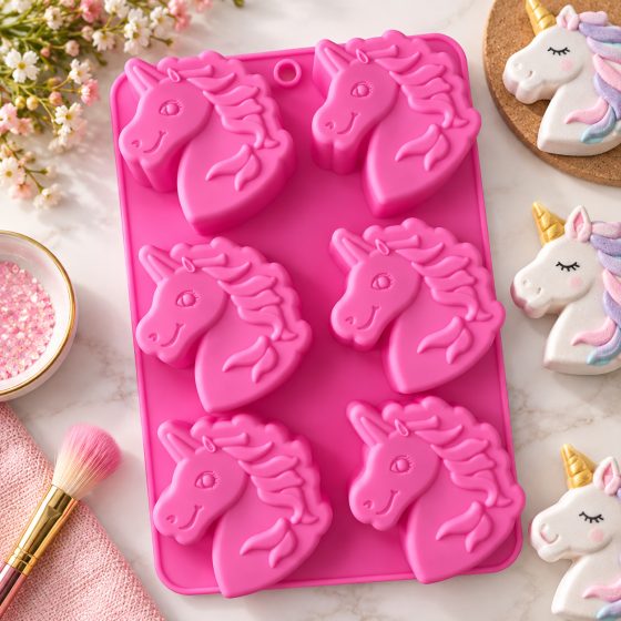 6 Cavity Unicorn Mould — image 2