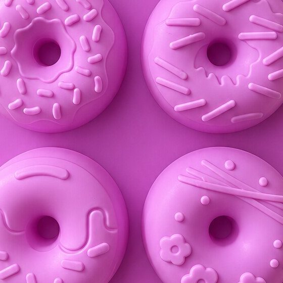 6 Cavity Donut Mould