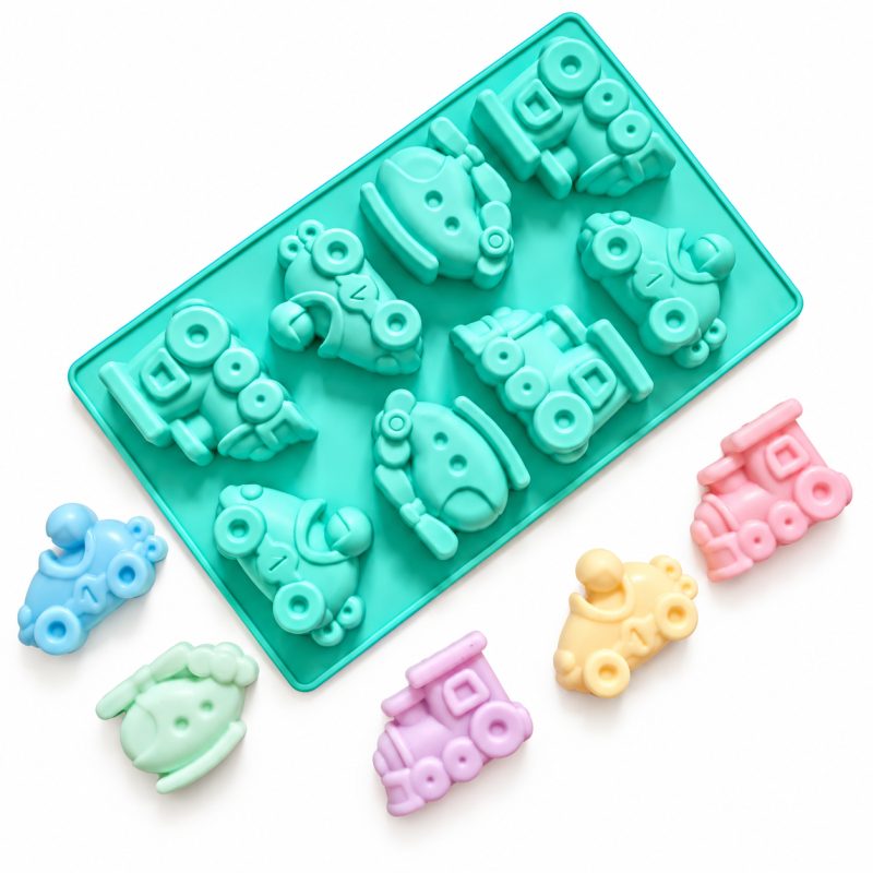 8 Cavity Car Helicopter Train Mould
