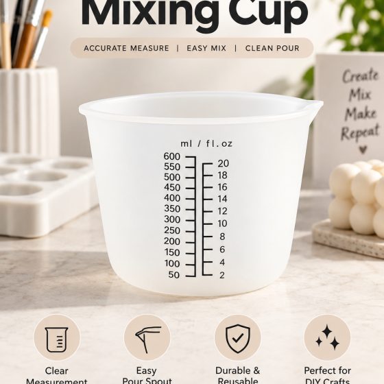 Measuring/Mixing Silicone Cup 600ml — image 2