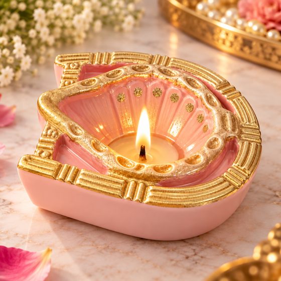 ArtNest India Traditional Decorative Diya Silicone Mould for DIY Diya Making — image 1