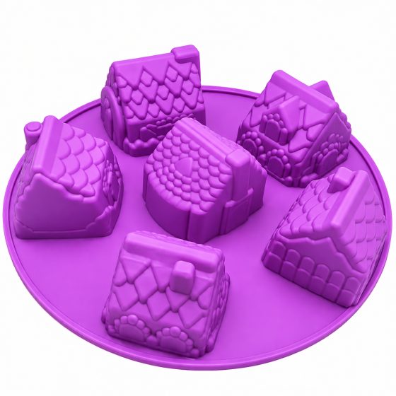 6 Cavity 3D House Mould
