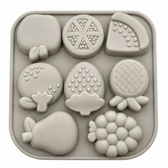 Artnest 8 Cavity Fruit Silicone Mould for Concrete Casting, Plaster & Resin Art