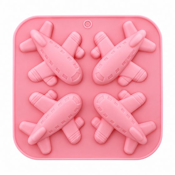 Artnest 4 Cavity Airplane Silicone Mould