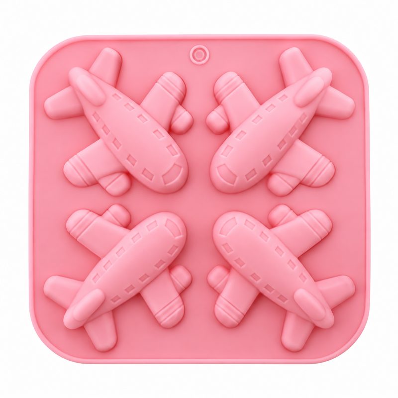 Artnest 4 Cavity Airplane Silicone Mould