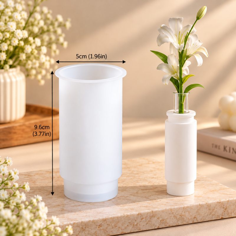 ArtNest India Cylindrical Vase & Candle Holder Silicone Mould