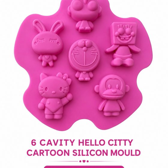 6 Cavity Cartoon Character Mould