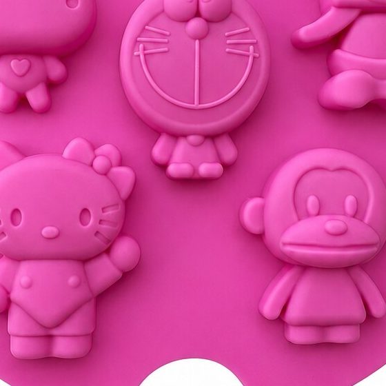 6 Cavity Cartoon Character Mould