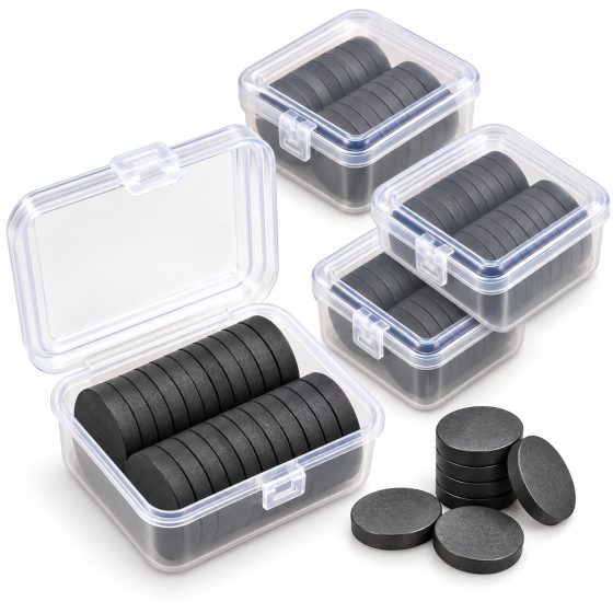 ArtNest Multipurpose Round Magnets – (Pack Of 25 Magnets)