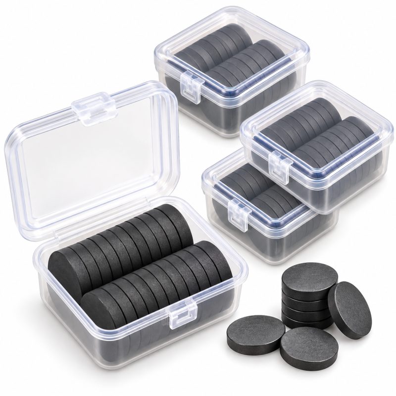 ArtNest Multipurpose Round Magnets – (Pack Of 25 Magnets)