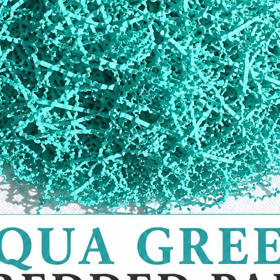 Aqua Green Shredded Paper