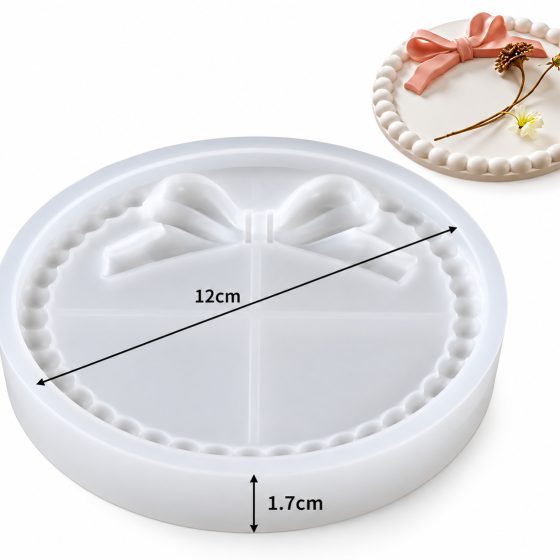Round Bow Bubble Bead Tray Silicone Mould