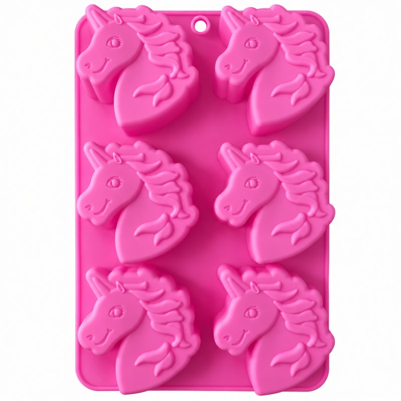 6 Cavity Unicorn Mould
