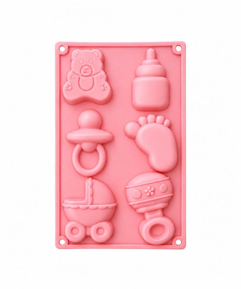 ArtNest India 6 Cavity Baby Shower Silicone Mould