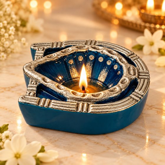 ArtNest India Traditional Decorative Diya Silicone Mould for DIY Diya Making — image 3